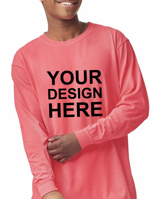 Comfort Colors 6014 Garment-Dyed Heavyweight Long Sleeve T-Shirt