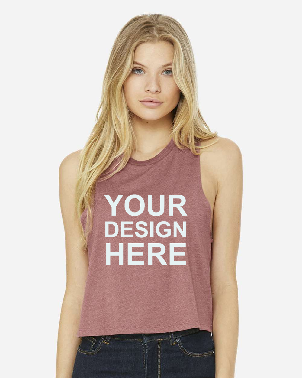 Bella+Canvas 6682 Women's Racerback Crop Tank