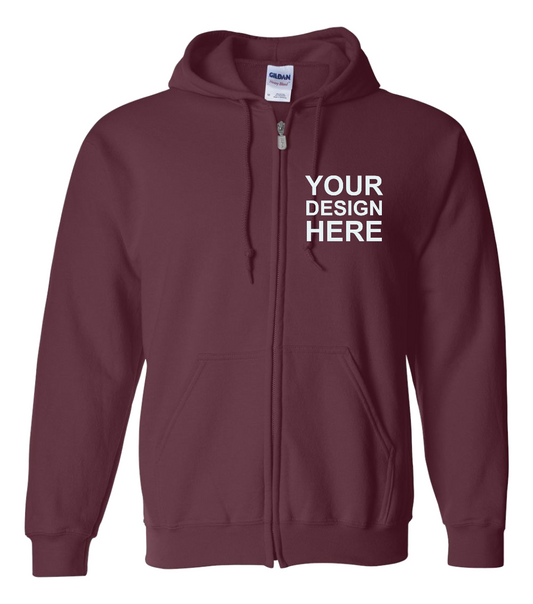 Gildan 18600 Heavy Blend Full-zip Hoodie