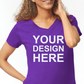 Gildan 5V00L Women’s Heavy Cotton V-Neck T-Shirt