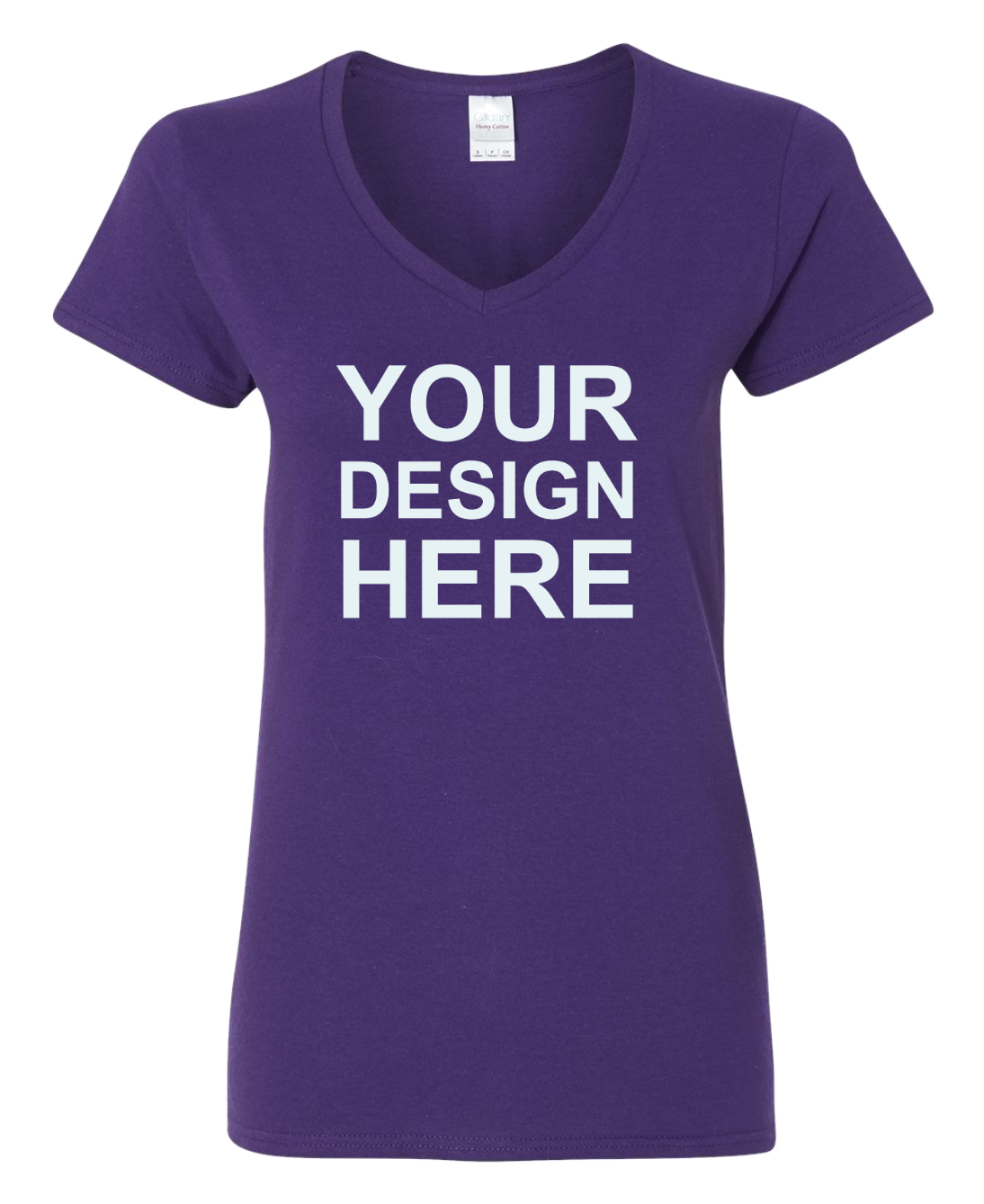 Gildan 5V00L Women’s Heavy Cotton V-Neck T-Shirt