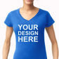 Gildan 64V00L Women’s Softstyle V-Neck T-Shirt