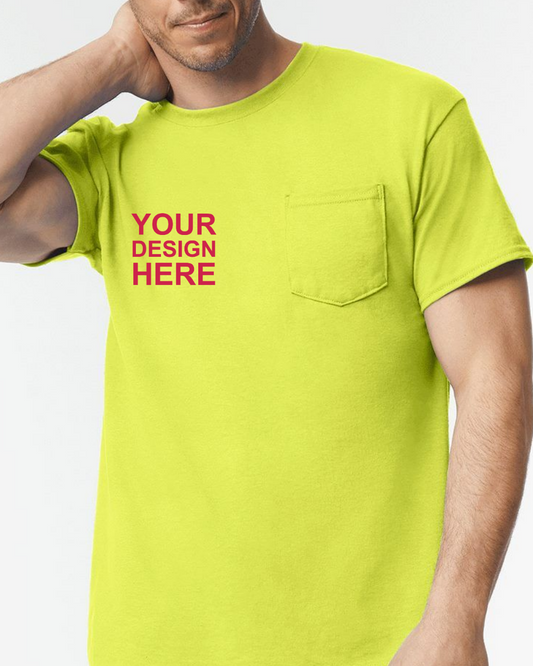 Gildan 8300 Dry Blend Pocket T-Shirt