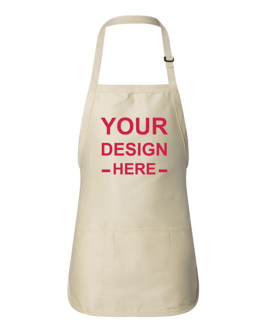 Apron Q4250 +Full-Length Apron with Pockets