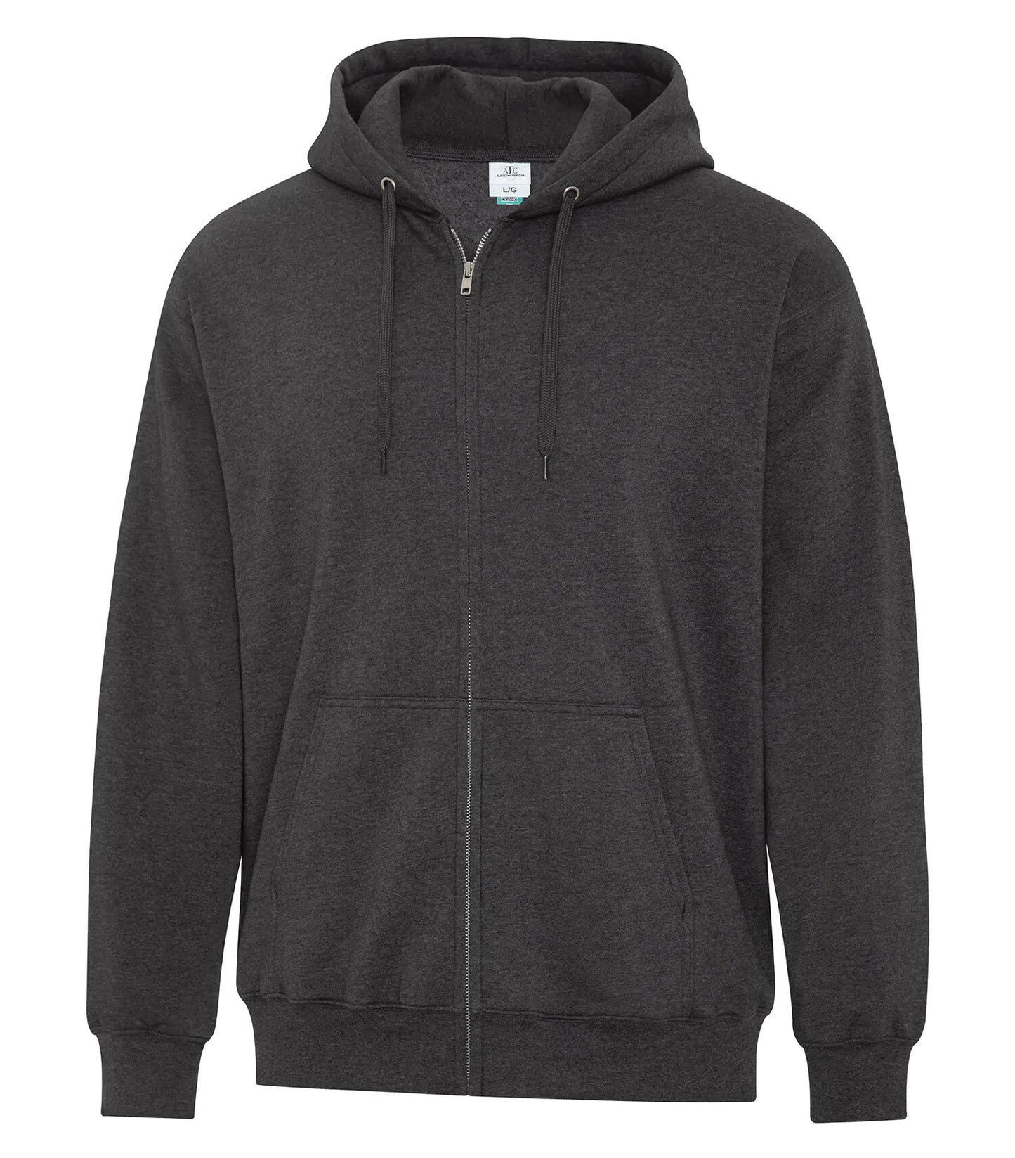 ATC 6600 EARTH WASH TOURBILLON FLEECE FULL ZIP HOODIE