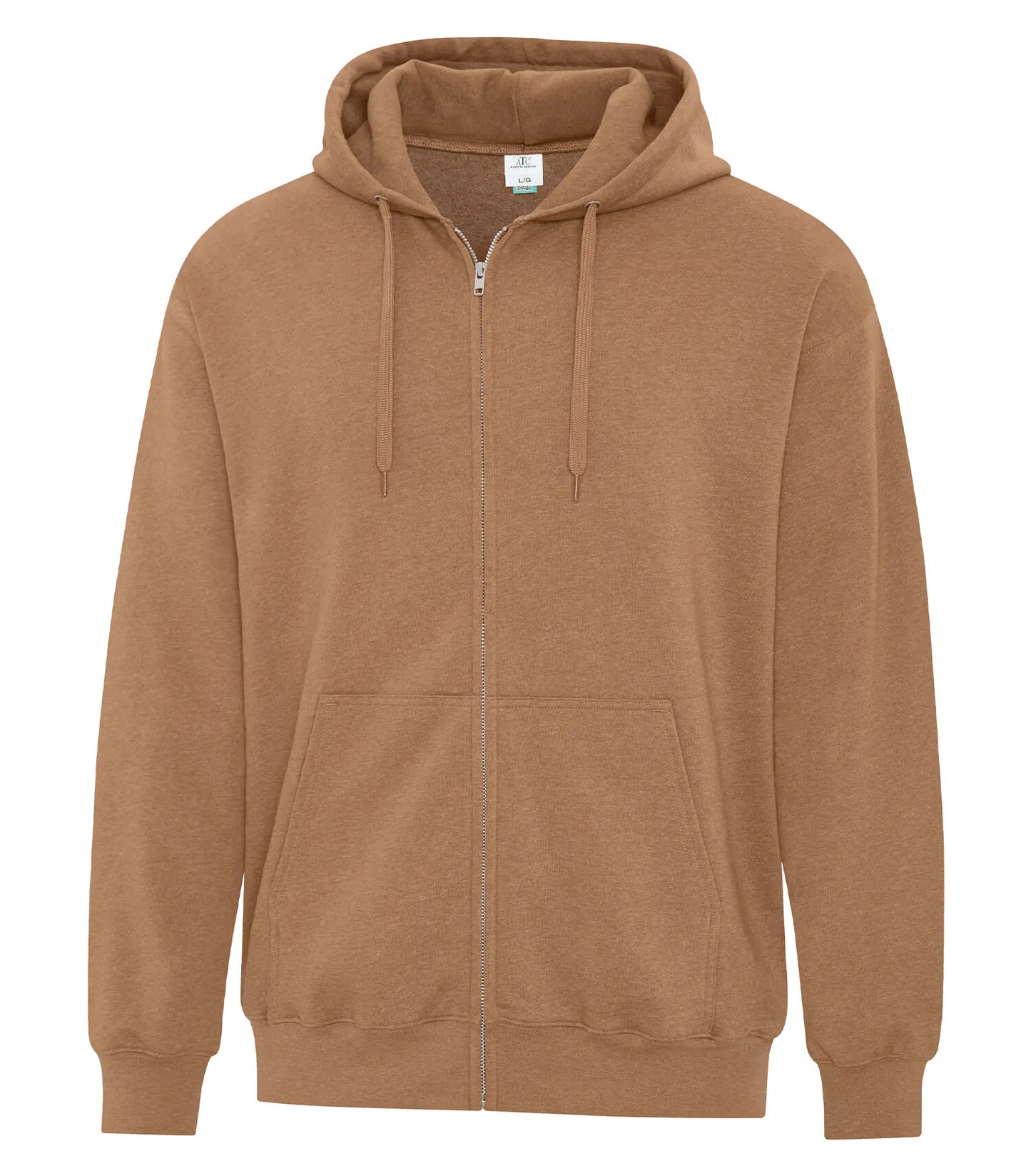 ATC 6600 EARTH WASH TOURBILLON FLEECE FULL ZIP HOODIE