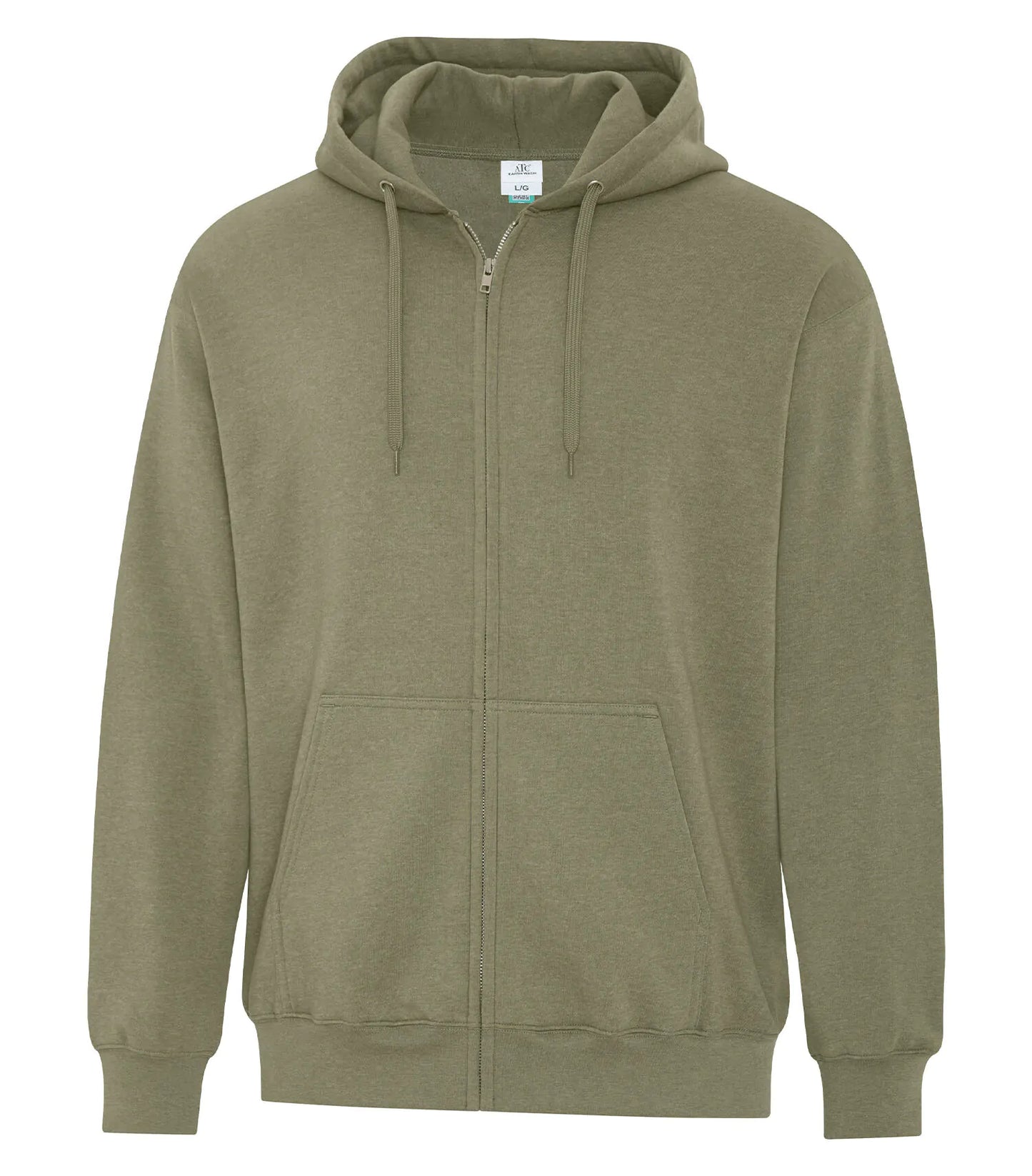 ATC 6600 EARTH WASH TOURBILLON FLEECE FULL ZIP HOODIE
