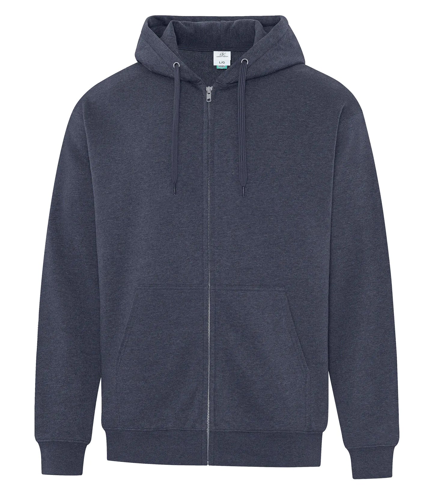 ATC 6600 EARTH WASH TOURBILLON FLEECE FULL ZIP HOODIE